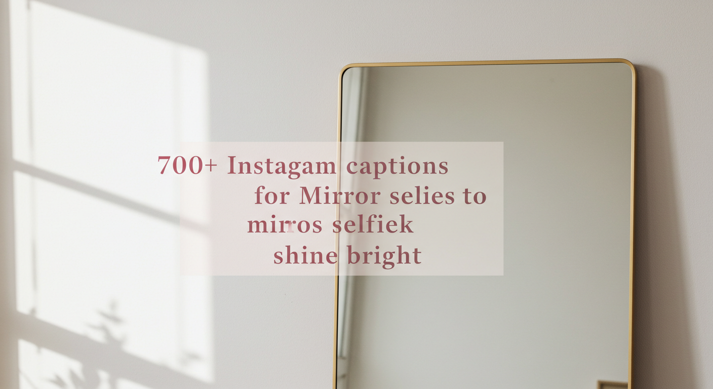 Instagram Captions for Mirror Selfie