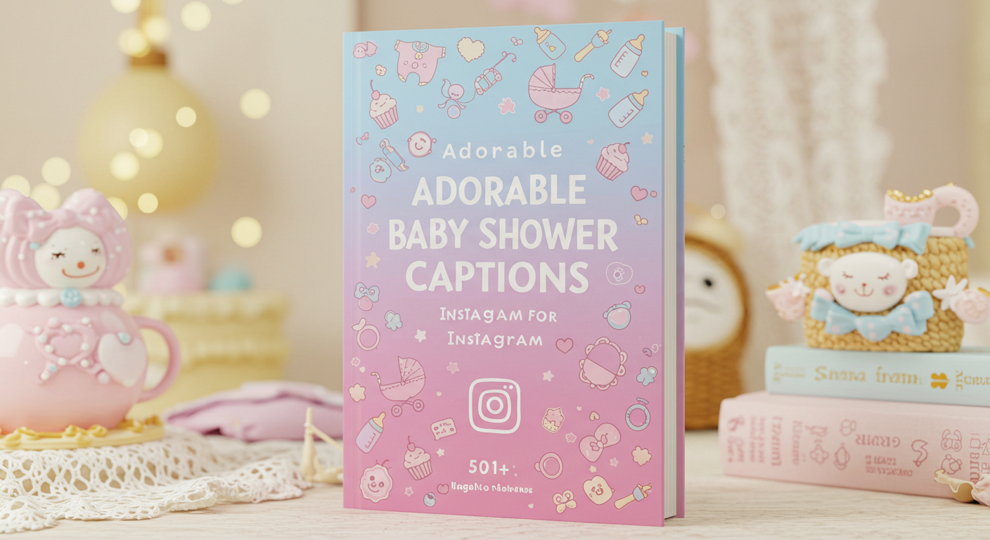 Adorable baby shower captions for Instagram