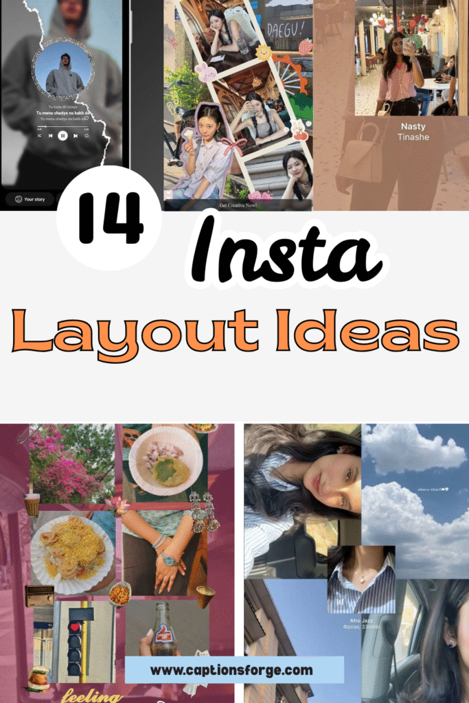 14 Insta story layout ideas