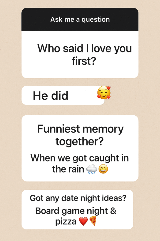 Question Story Layout Ideas