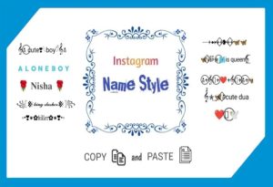 Aesthetic Instagram Name Font Style for Boy